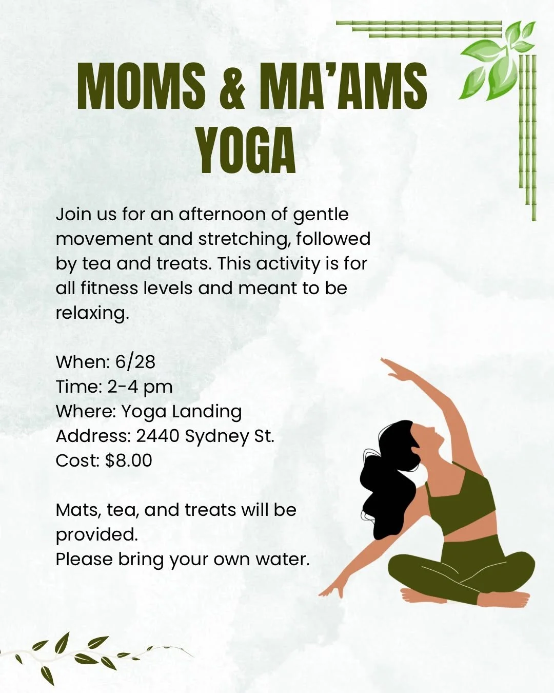 Moms and Ma'ams Yoga
