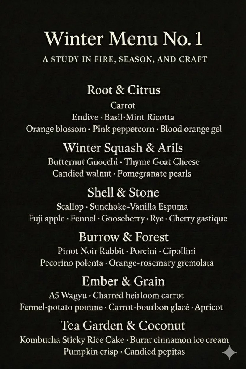 Winter Menu No. 1