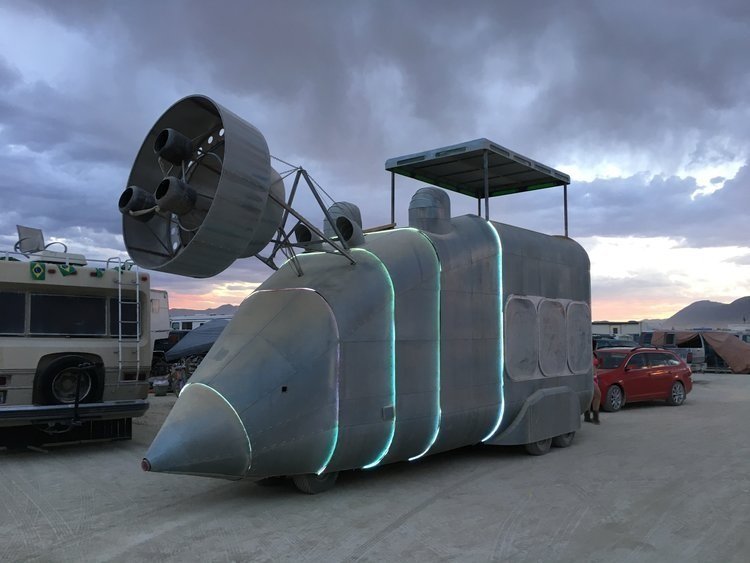 David Shields Art Cars for Burning Man