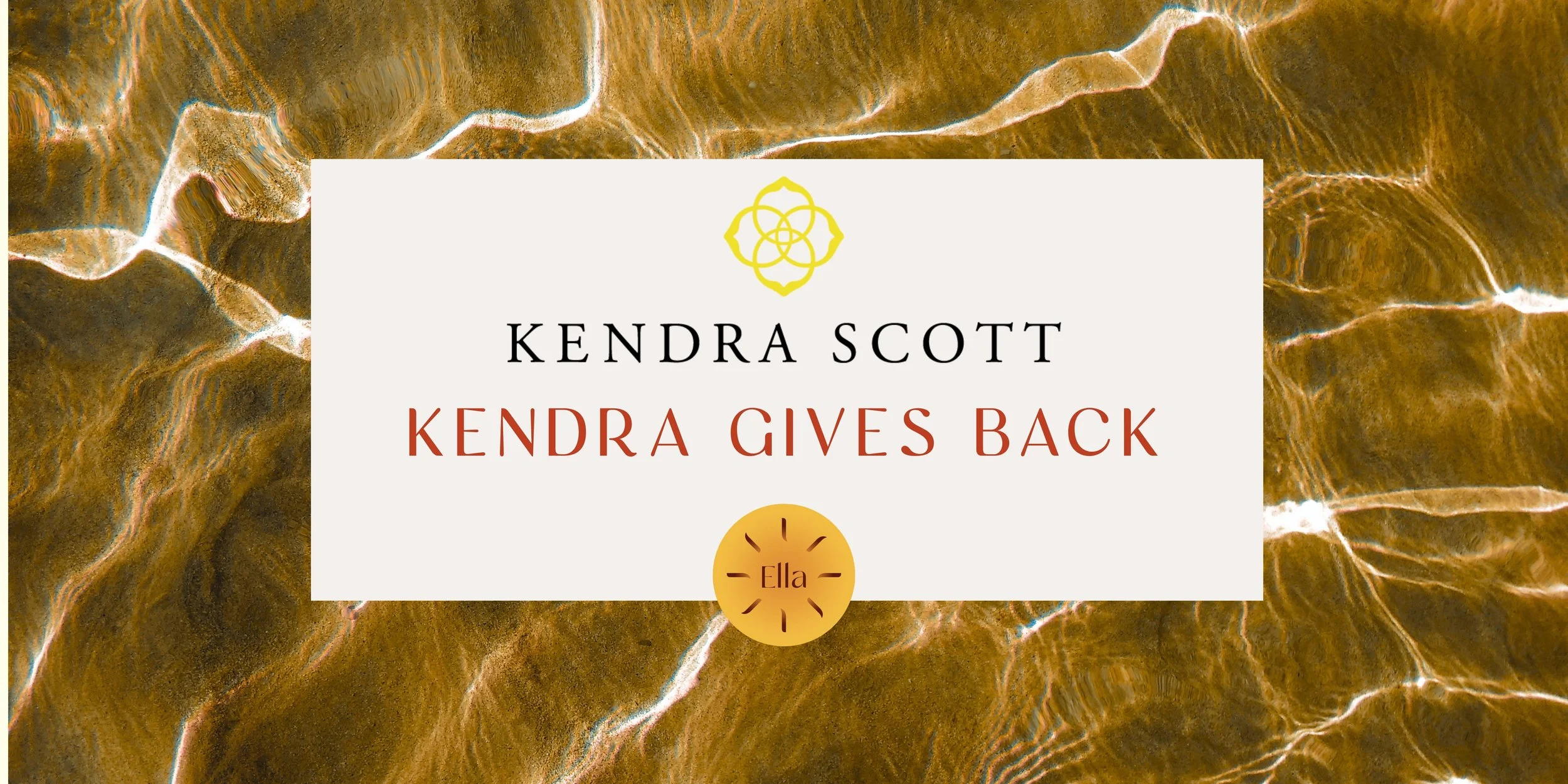 Kendra Scott Gives Back!