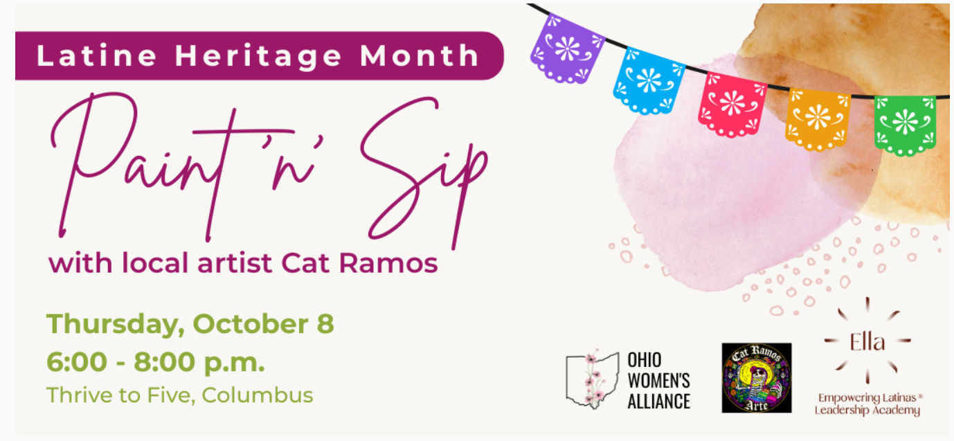 Paint N Sip for Latine Heritage Month