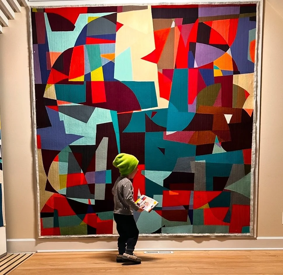 New art critic is evaluating my latest work! Happy New Year, everyone! 🤣 #nana #contemporaryclothconstructions