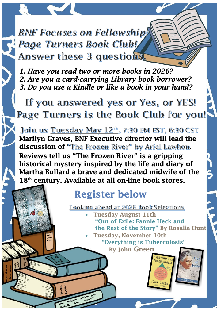 BNF Page Turners Book Club