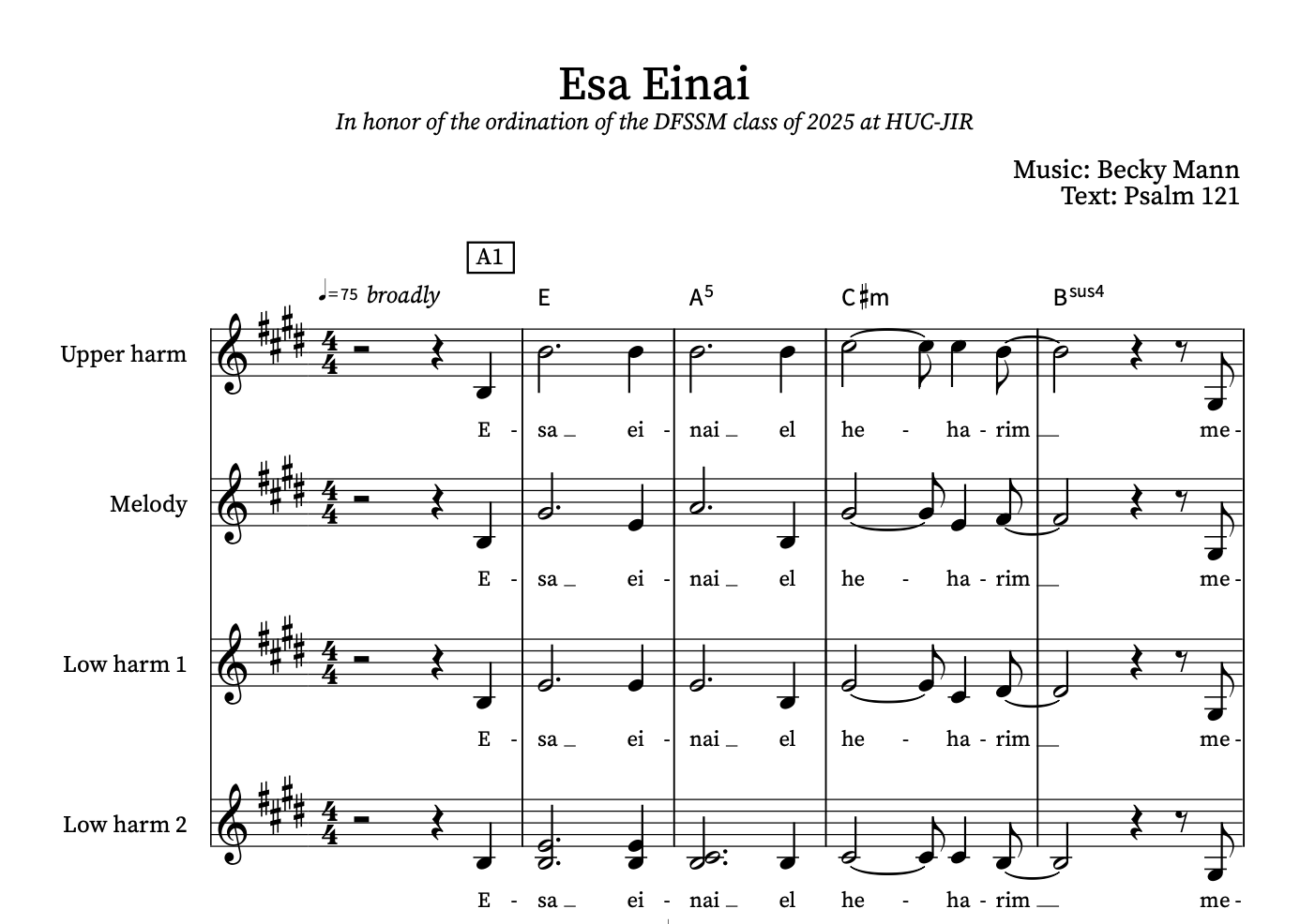 Esa Einai - SSAA