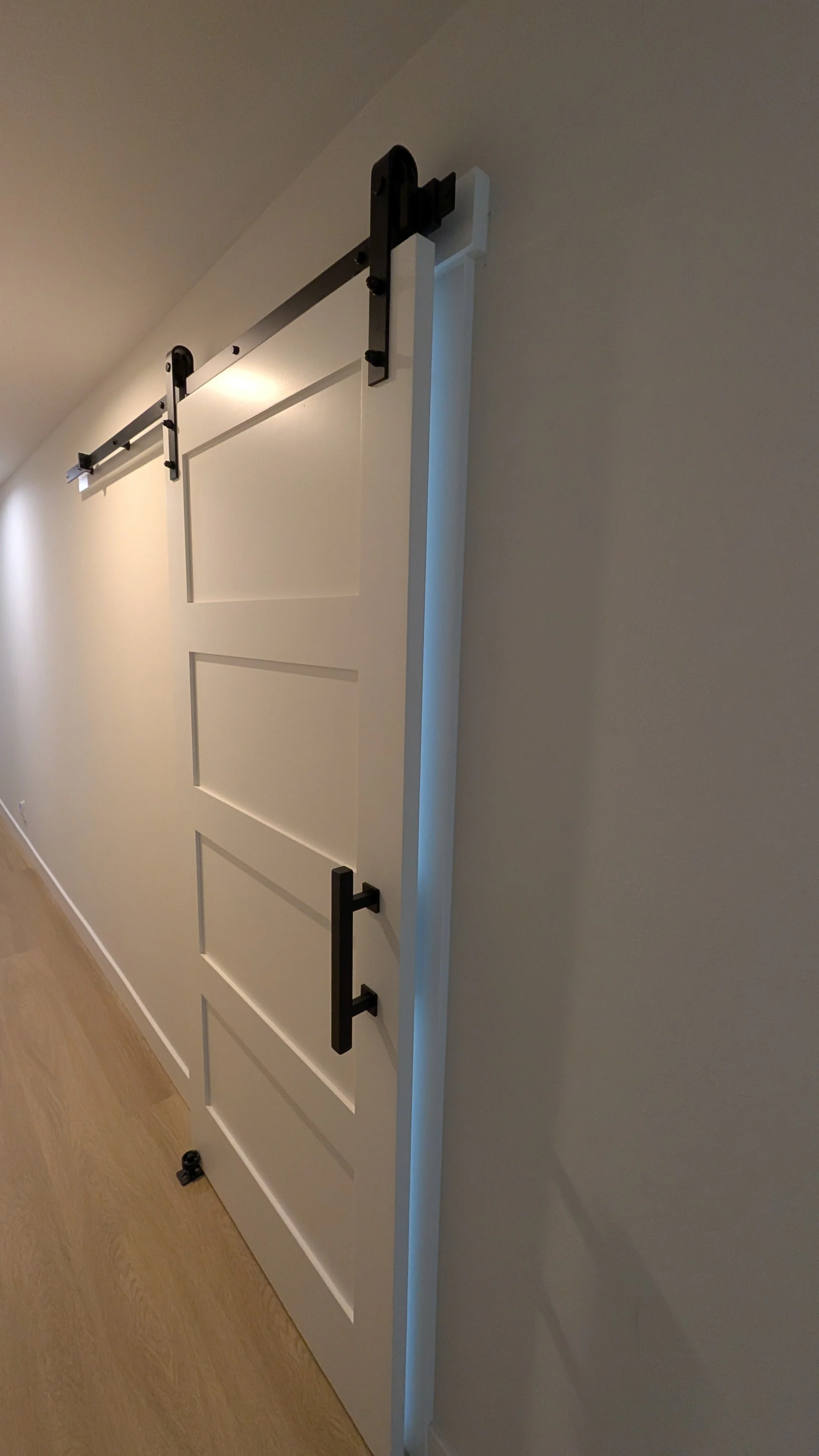door installation, trim, baseboards