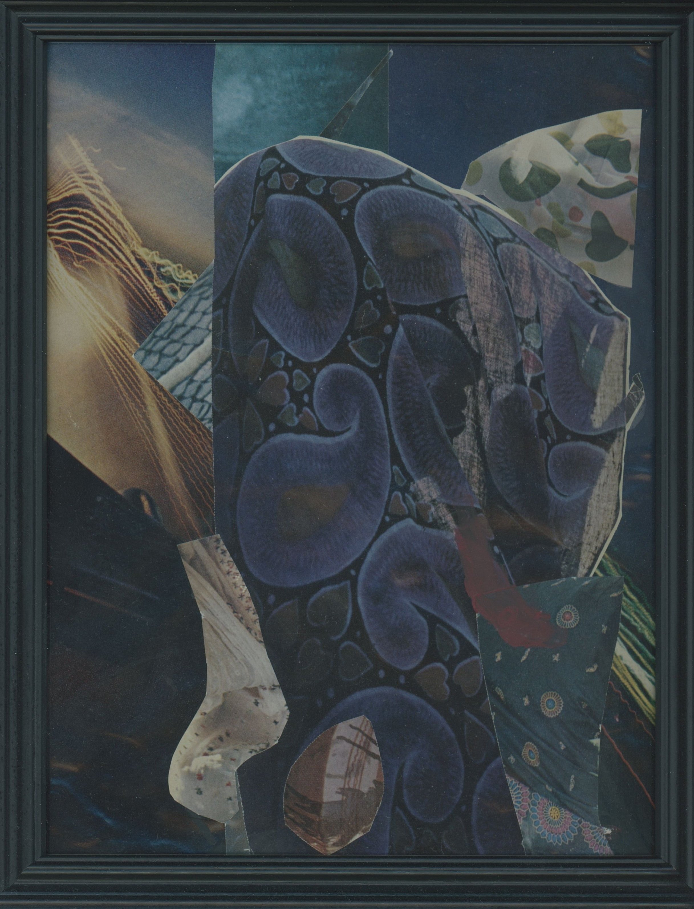 panama city, panama / analog multimedia collage (2021) framed
