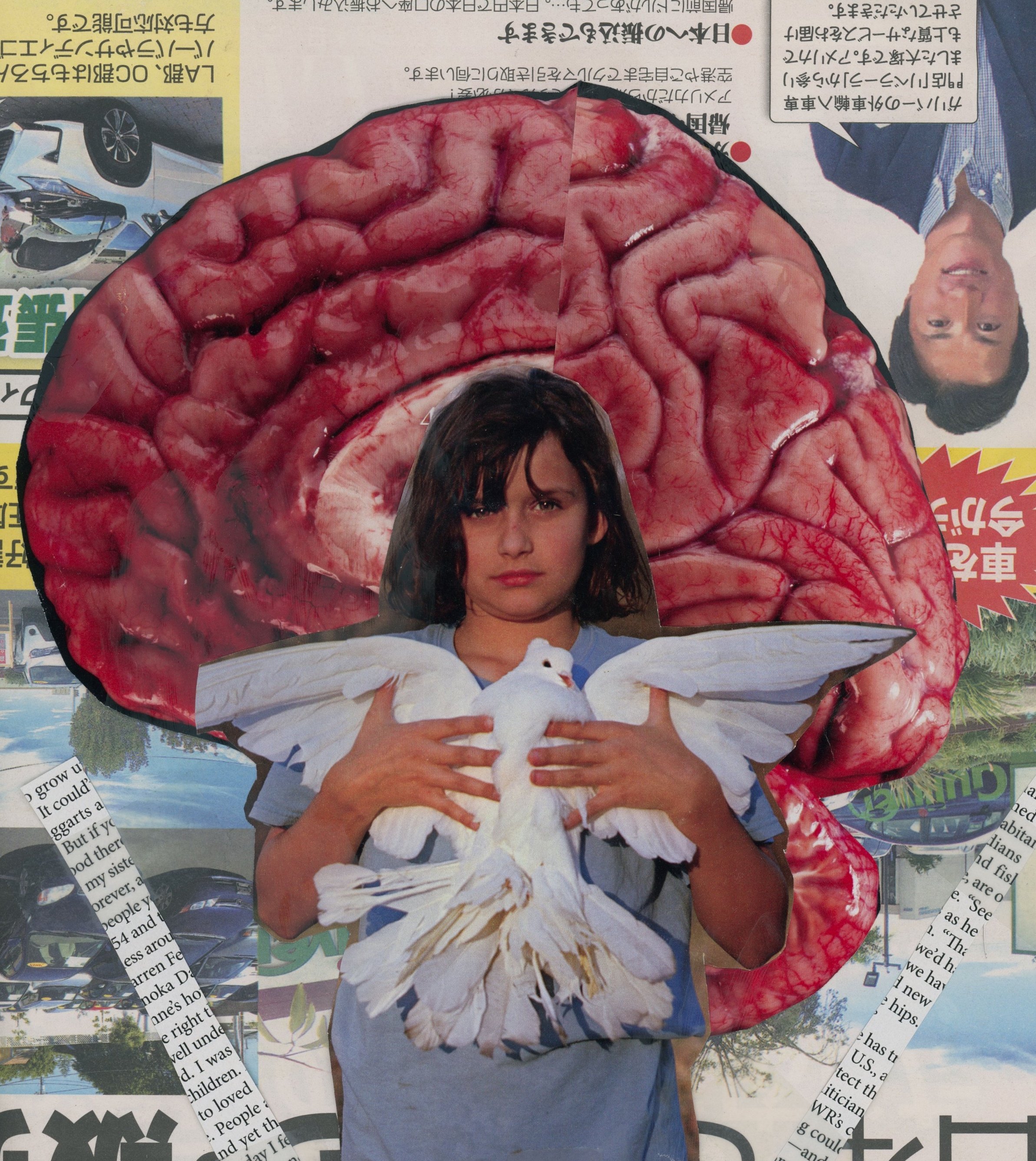 angel / analog collage (2019)
