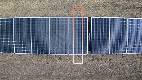 The same panel with RGB imagery. Nothing looks wrong