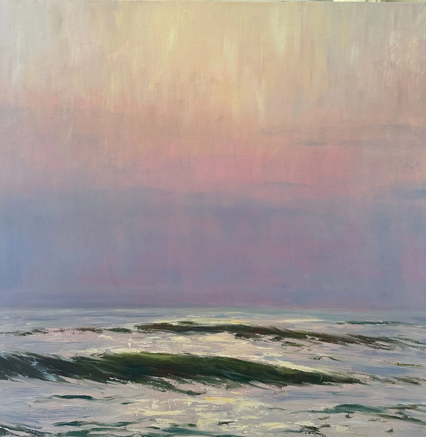  Glassy Splendour  — Natasha Ramras — oil — 36 x 36 inches