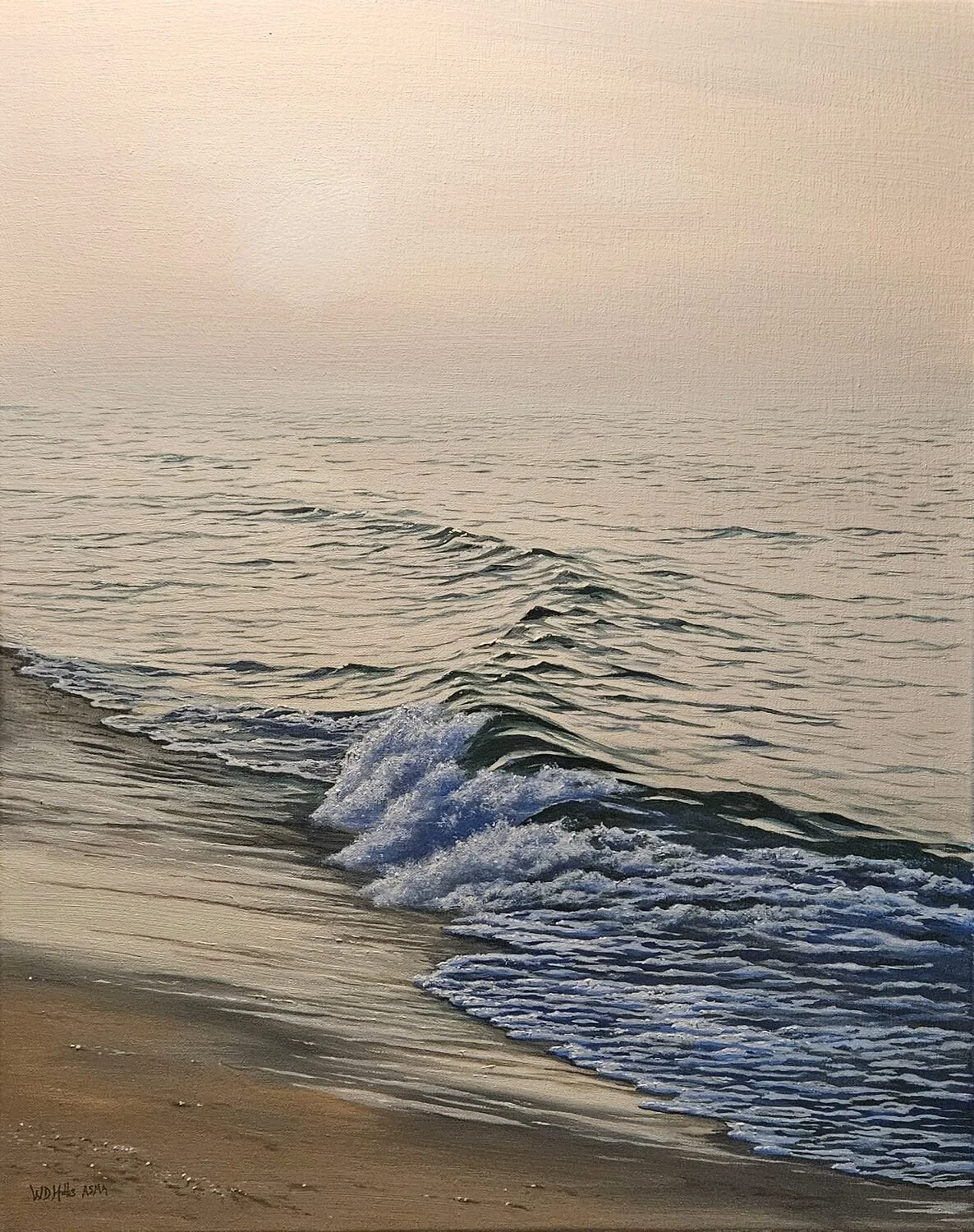  Summer's Evening  — William D Hobbs — oil — 20 x 16 inches