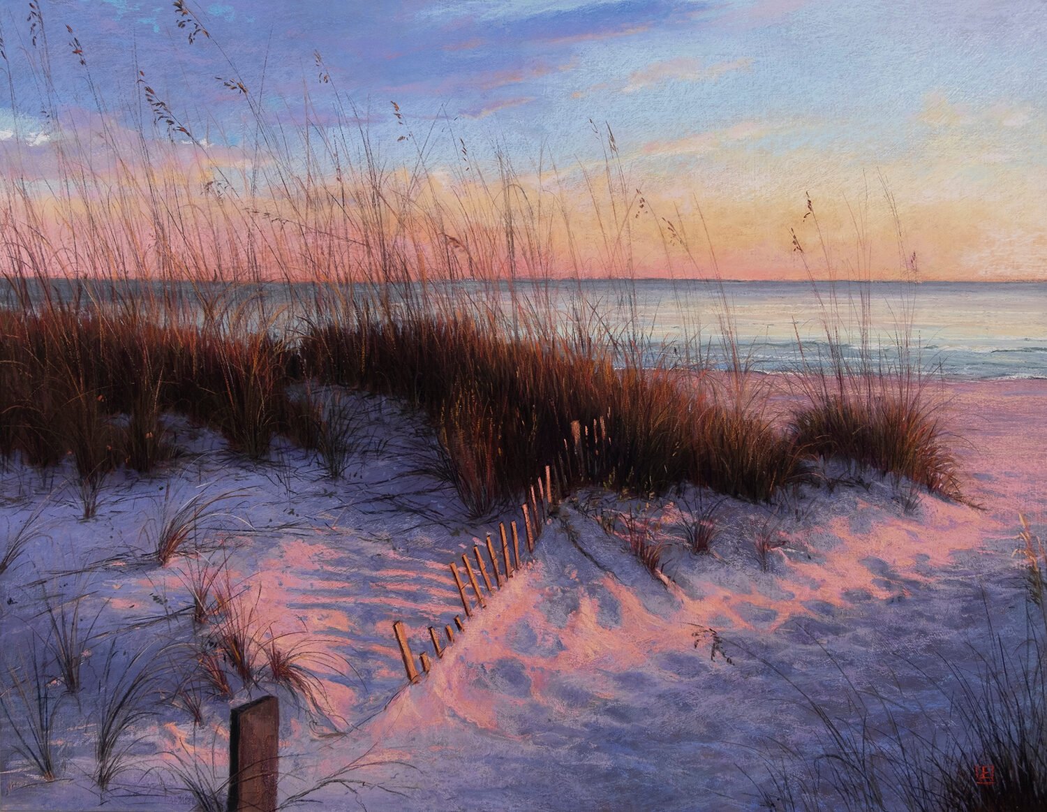  Morning Unfolding  — Lisa Gleim — pastel — 30 x 39 inches