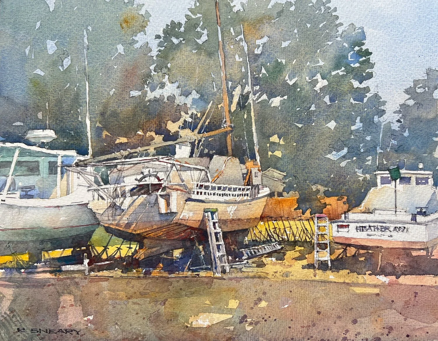 Neglected II  — Richard Sneary — watercolor — 11 x 14 inches