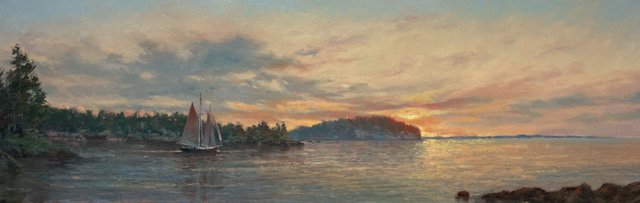 Dawn at Compass Harbor 12x36”.jpeg