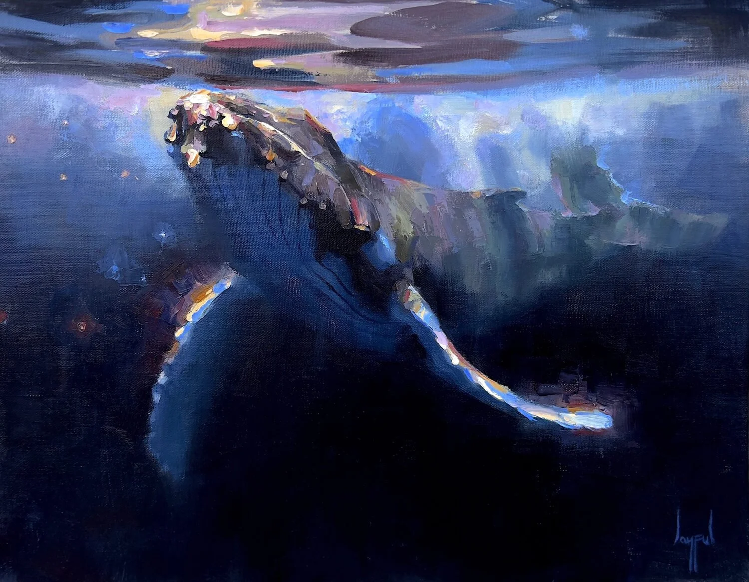  Emergence  — Joyful Enriquez — oil — 11 x 14 inches