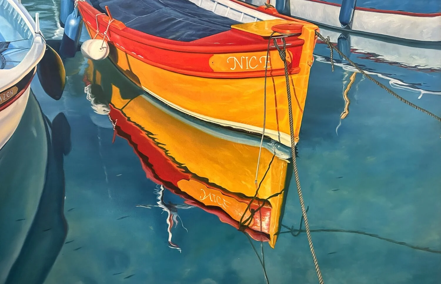  NICE  — Debbie Daniels — oil — 36x42 inches — $7,500