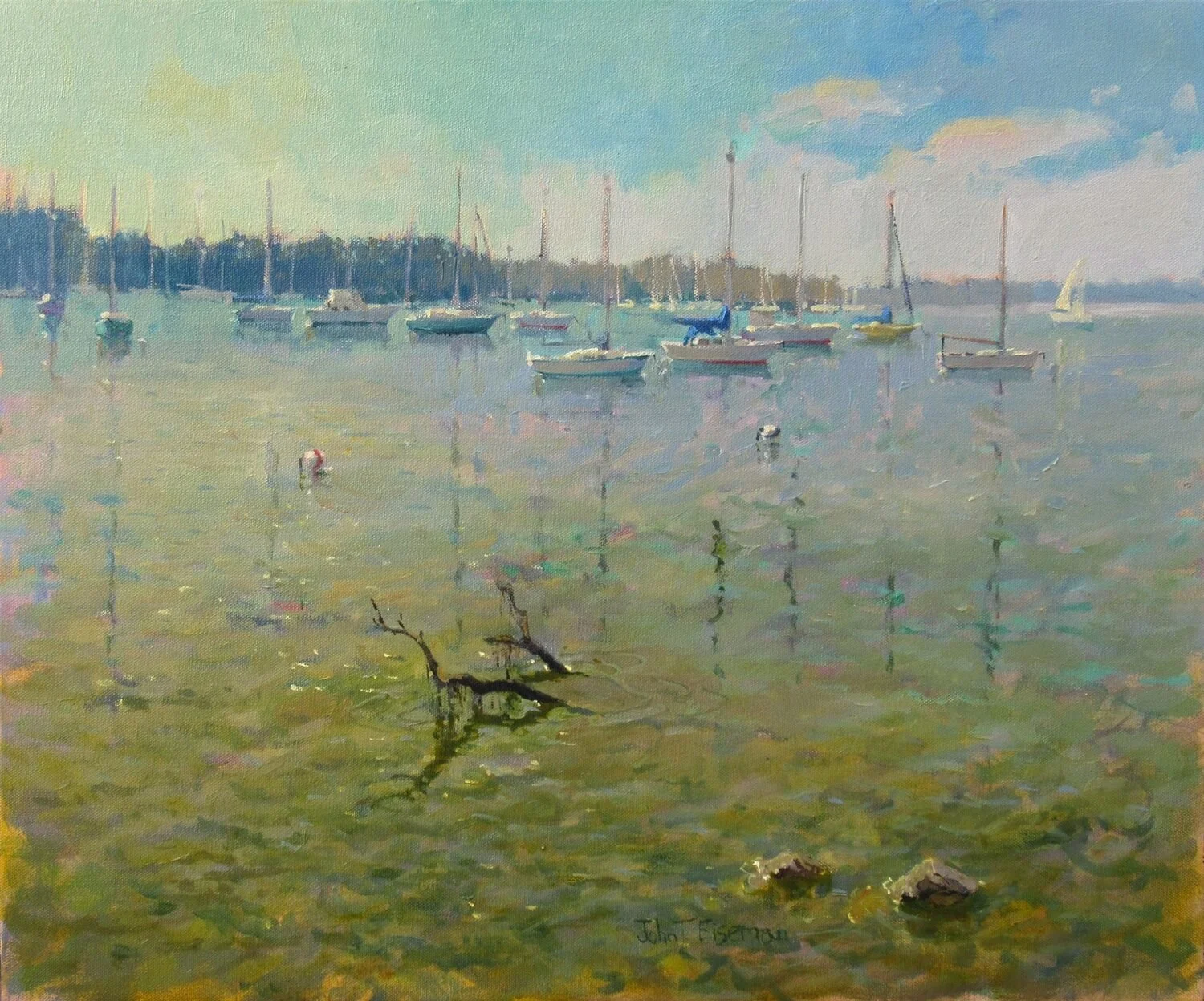  River Rhythms  — John Eiseman — oil — 20 x 24 inches