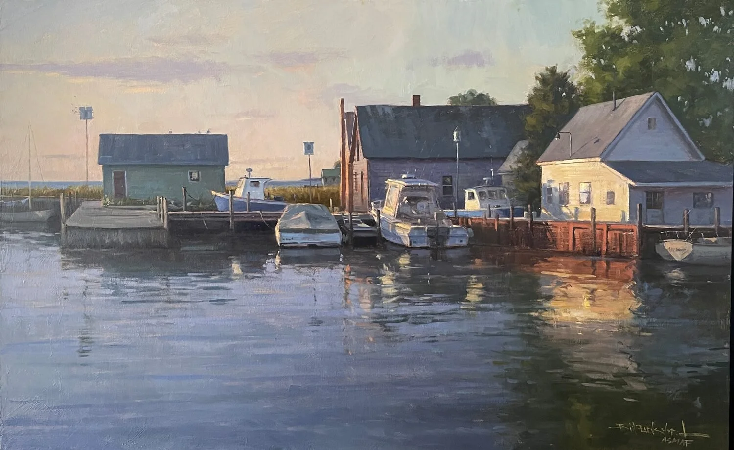 MERIT AWARD:  Golden Hour  — Bill Farnsworth — oil — 30x48 inches — $12,500