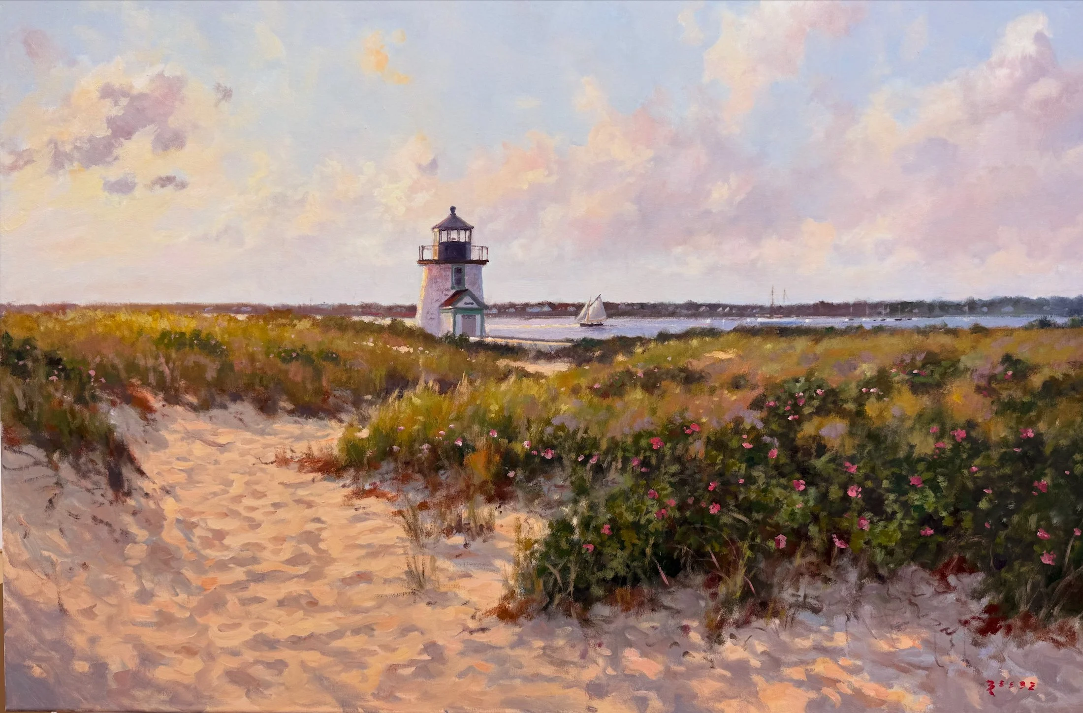 Brant Point Light 24x36” oil