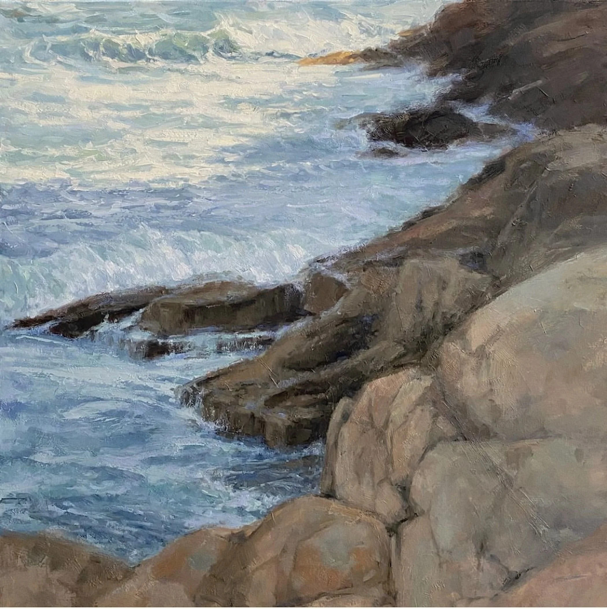 Over the Edge - 30x30 inches