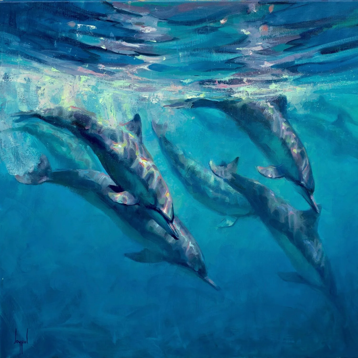  Echoes of Freedom  — Joyful Ward — oil — 24x24 inches — $5,750
