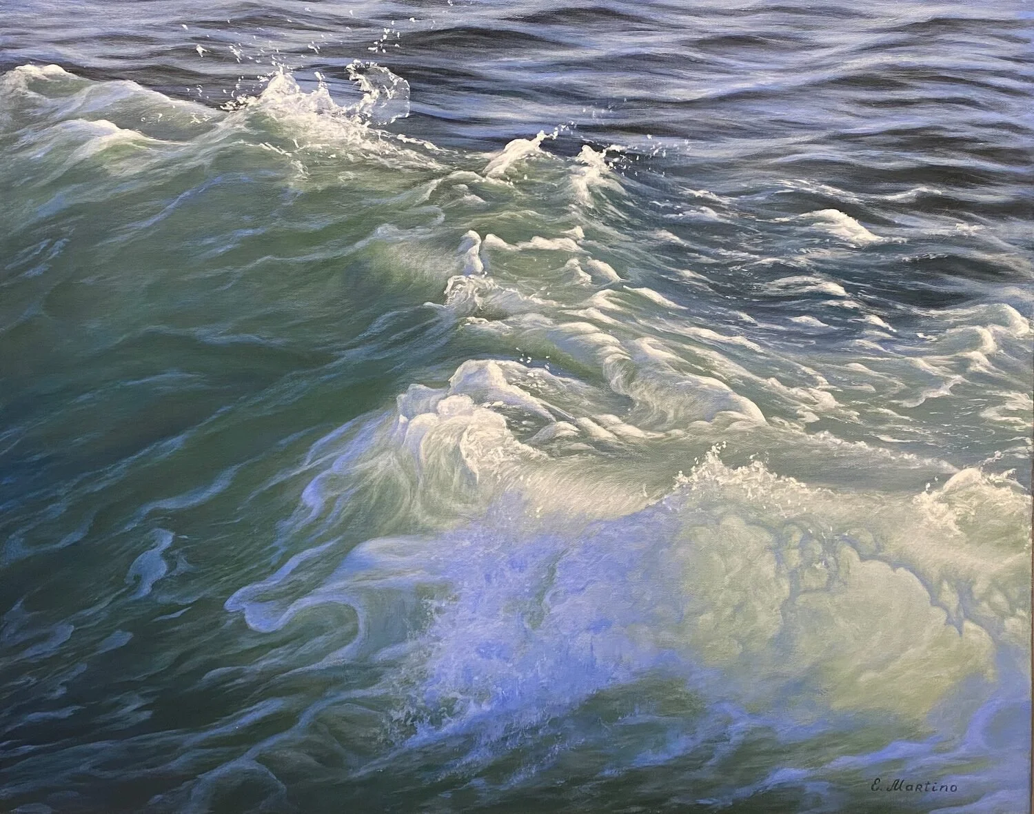  Ocean Balance  — Elena Martino — acrylic — 30x24 inches — $2,500