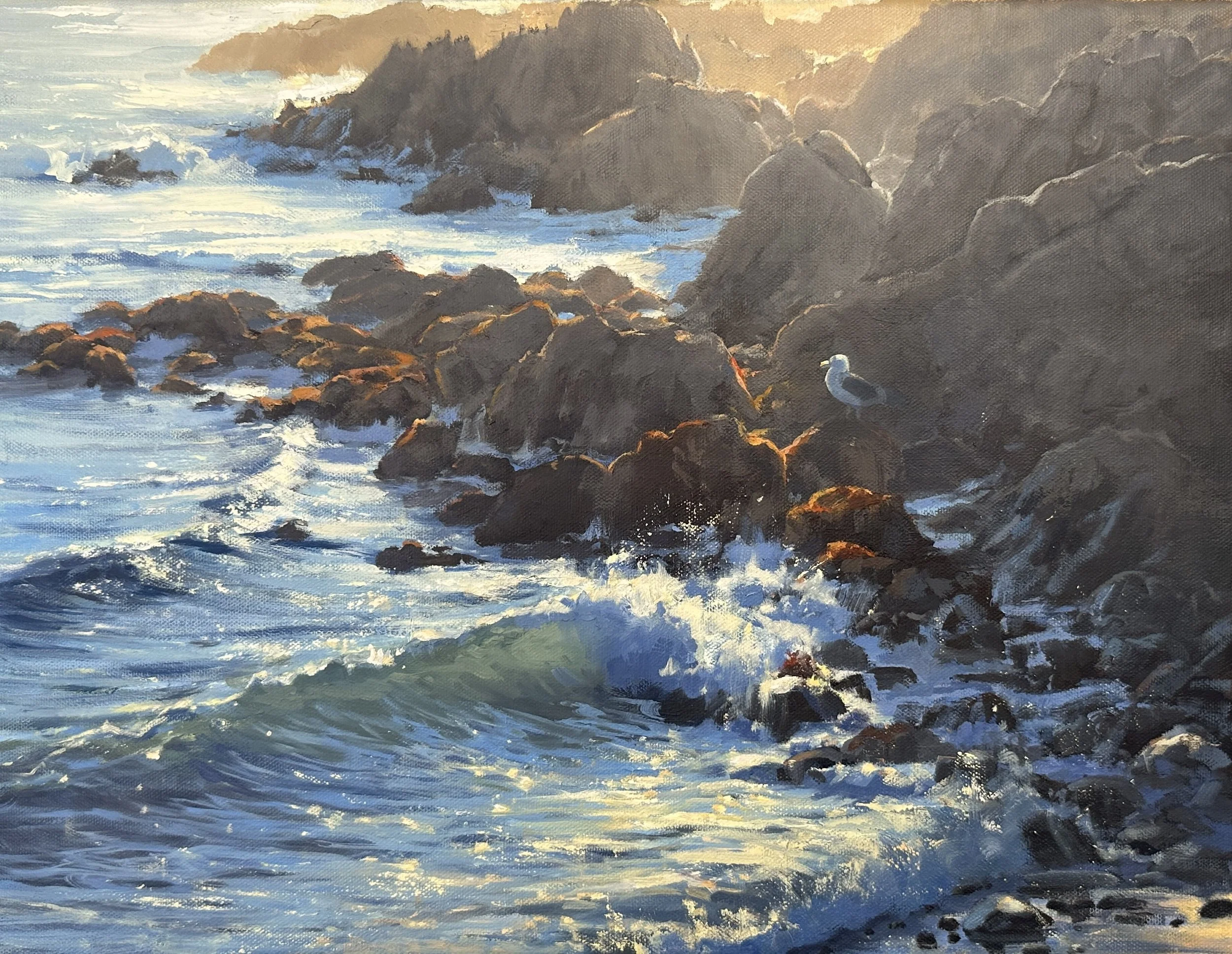 Where the Light Lingers,  oil