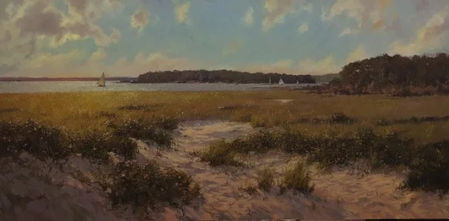 View of Sengekontacket Pond looking east 36x72”.jpeg