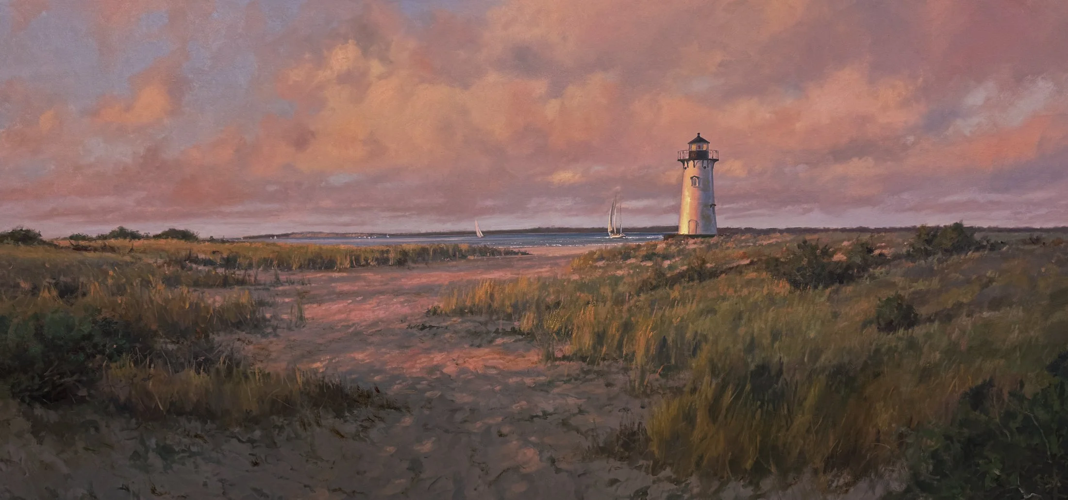 Sunset at Edgartown 36x72”!