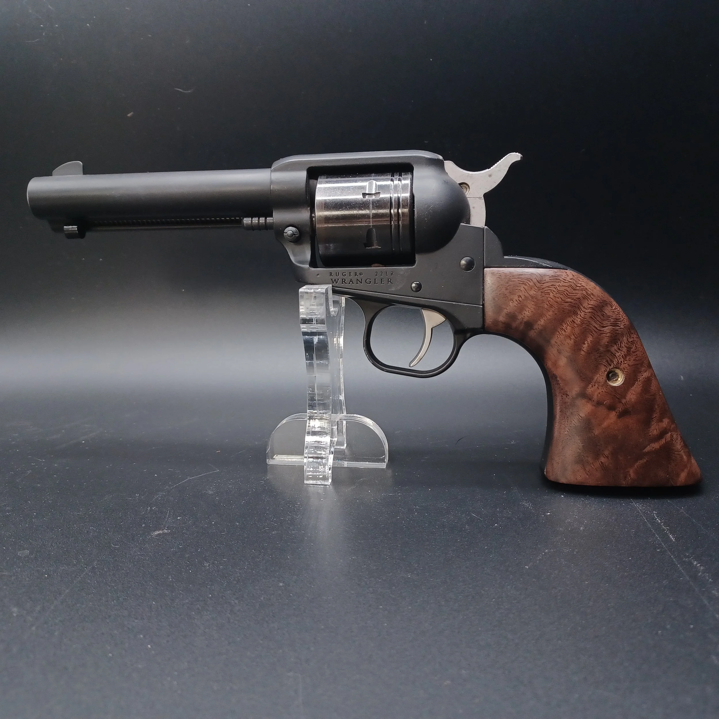 Ruger Wrangler grips of Claro Walnut, private sale for Greorge