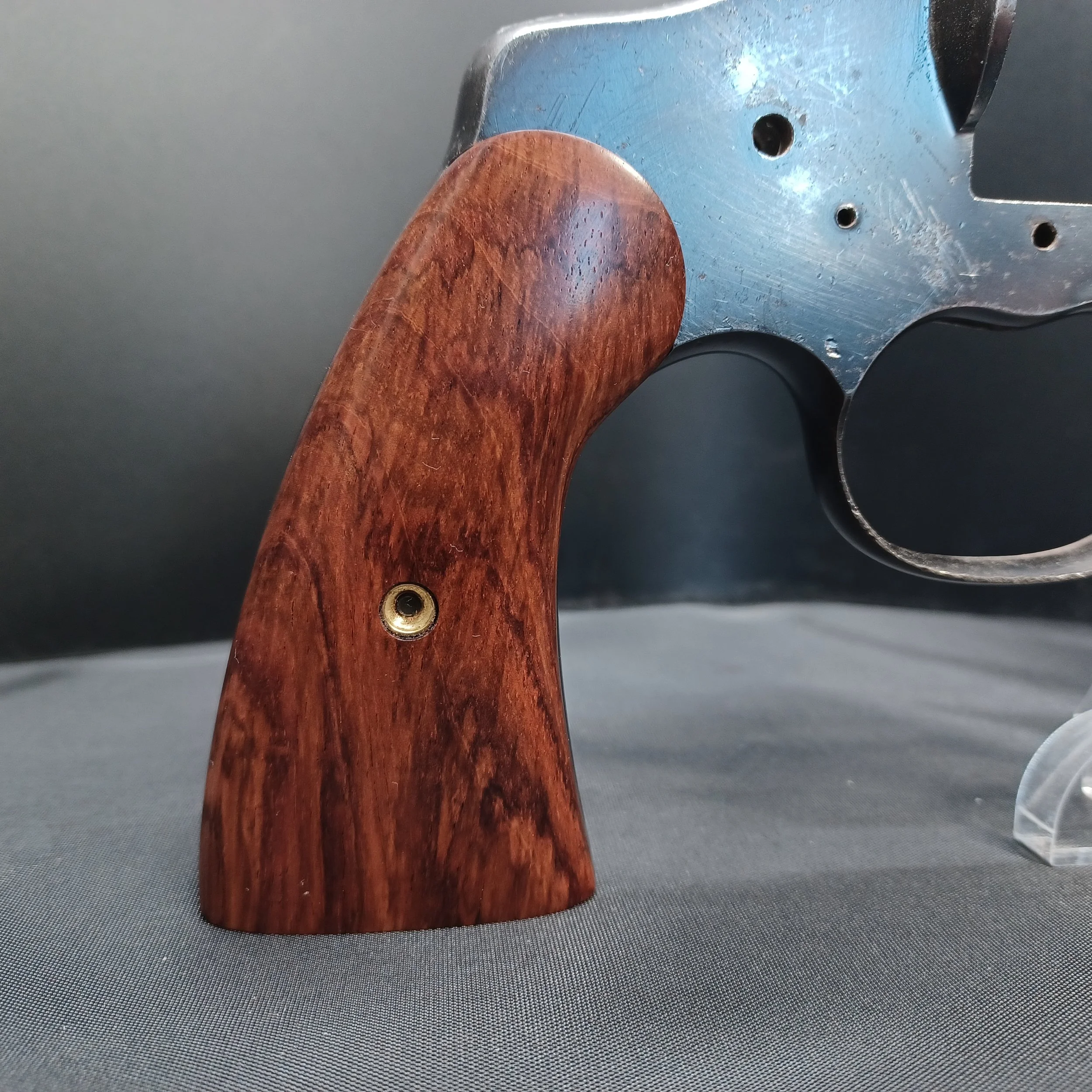 Colt 1909 /1917 New Service Military frame revolver, Honduran Rosewood grips, one of a kind!