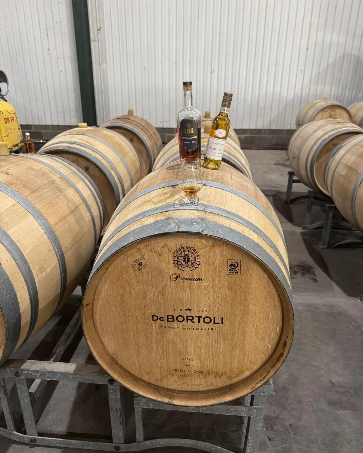 When good whisky &amp; good wine meet&hellip;

The journey of an exciting custom barrel project for our friends @debortoliwines 

This Noble One cask was collected from their Bilbul cellar door &amp; then transported to our Central Coast distillery f