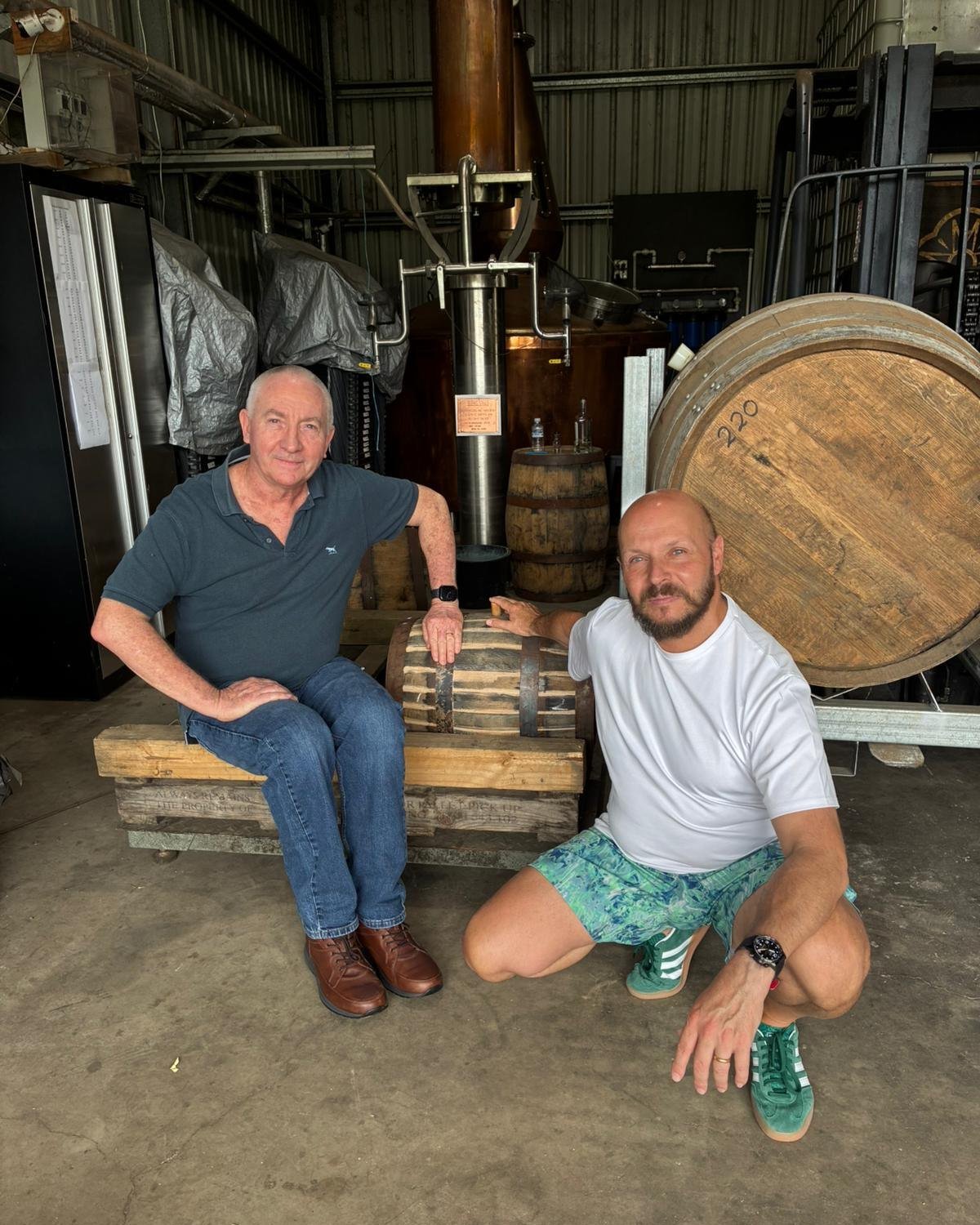 It was great to have barrel club members Marcelo &amp; Steve on-site at the distillery to fill their Amber Lane barrel.

The pair got to play whiskymaker for the day, sampling the whisky from their 30 litre ex-Bourbon barrel, before filling the cask.