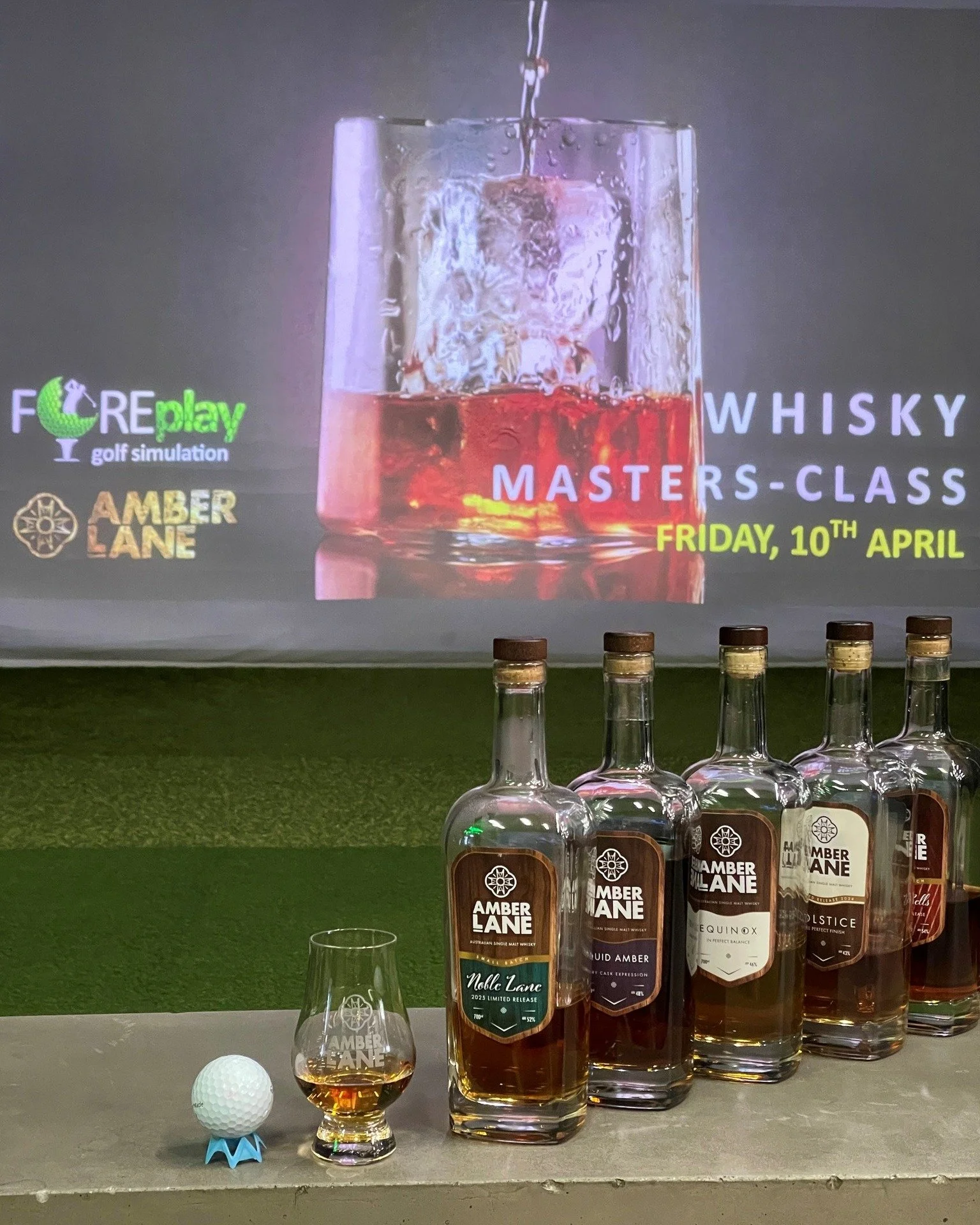Whisky + golf = match made in heaven!

We've partnered with Josh &amp; the team @foreplay.golf.simulation in Erina for an exciting whisky 'Masters' class event! Tee off with us this Friday (April 10) for an evening of golf &amp; award-winning local w