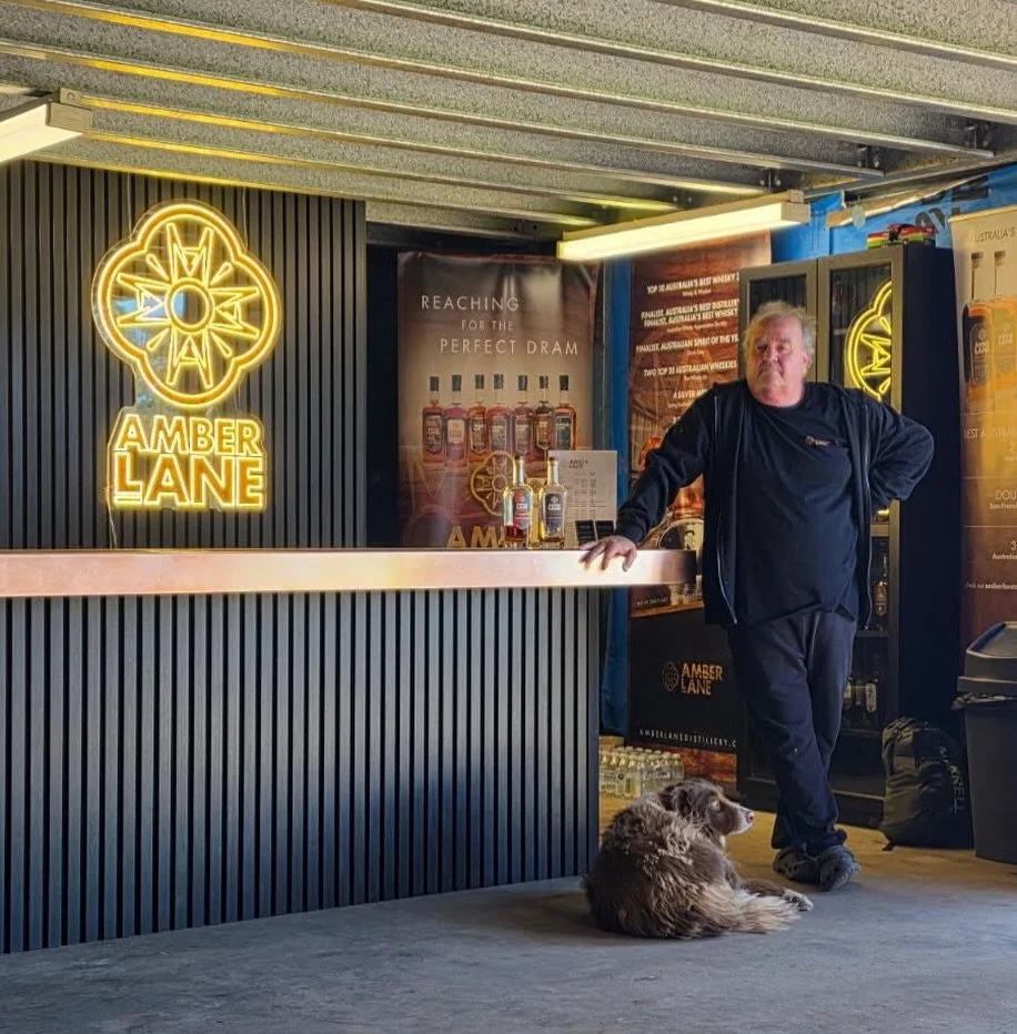 Snapped: a whisky maker &amp; his dog; both deep in thought&hellip;.