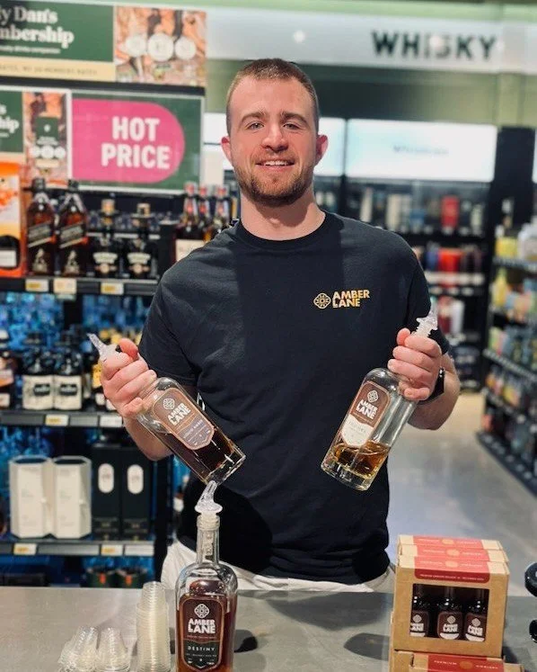 OUR AMBLERS | Say hello to Tim - one of our brand ambassadors in Canberra.

Tim will be at Dickson Dan Murphy's tomorrow from 2pm - 5pm, with free tastings of our award-winning whiskies.

Tim discovered Amber Lane through a whisky tasting with friend