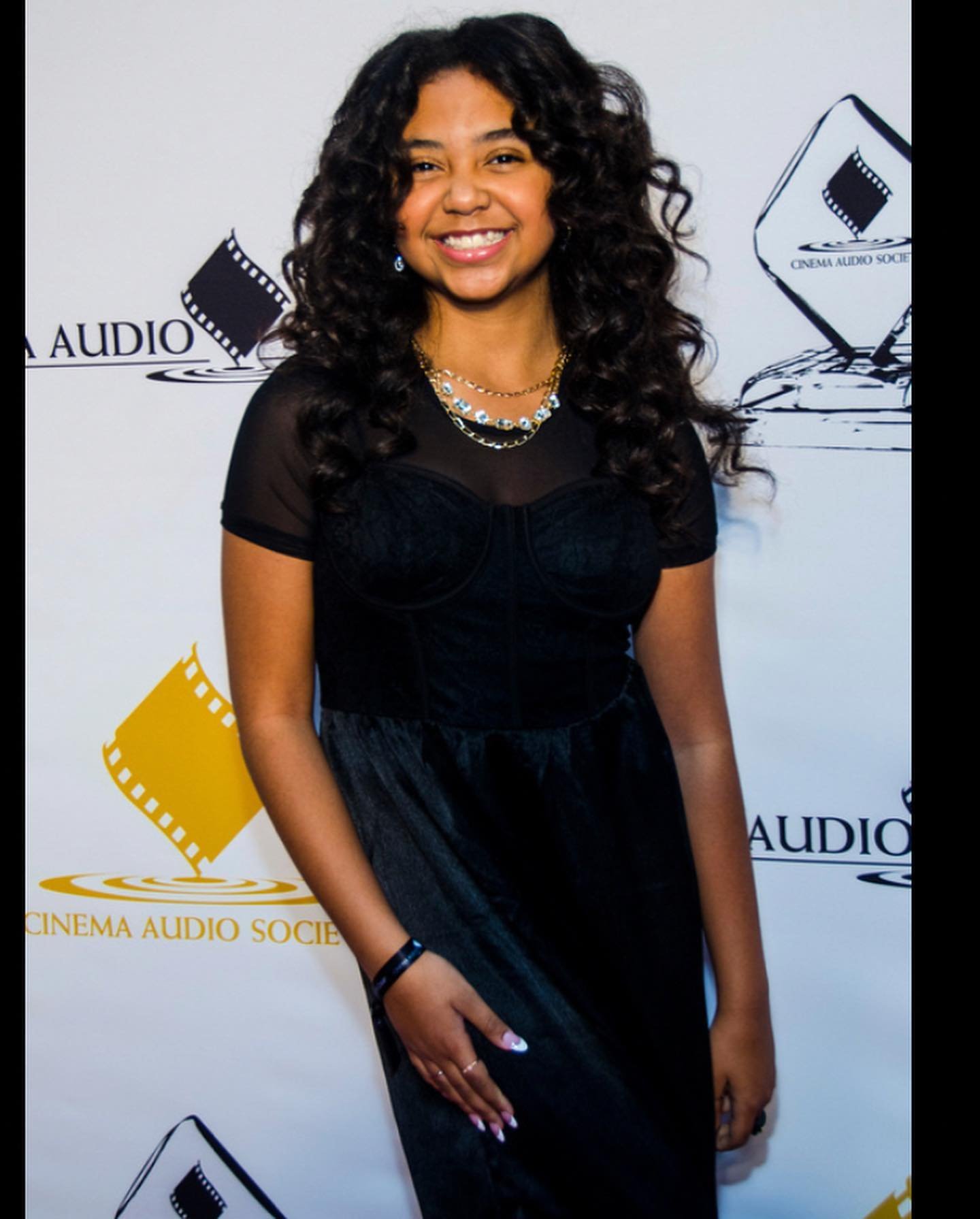 Ava Otto on the red carpet 58th Annual Cinema Audio Society Awards