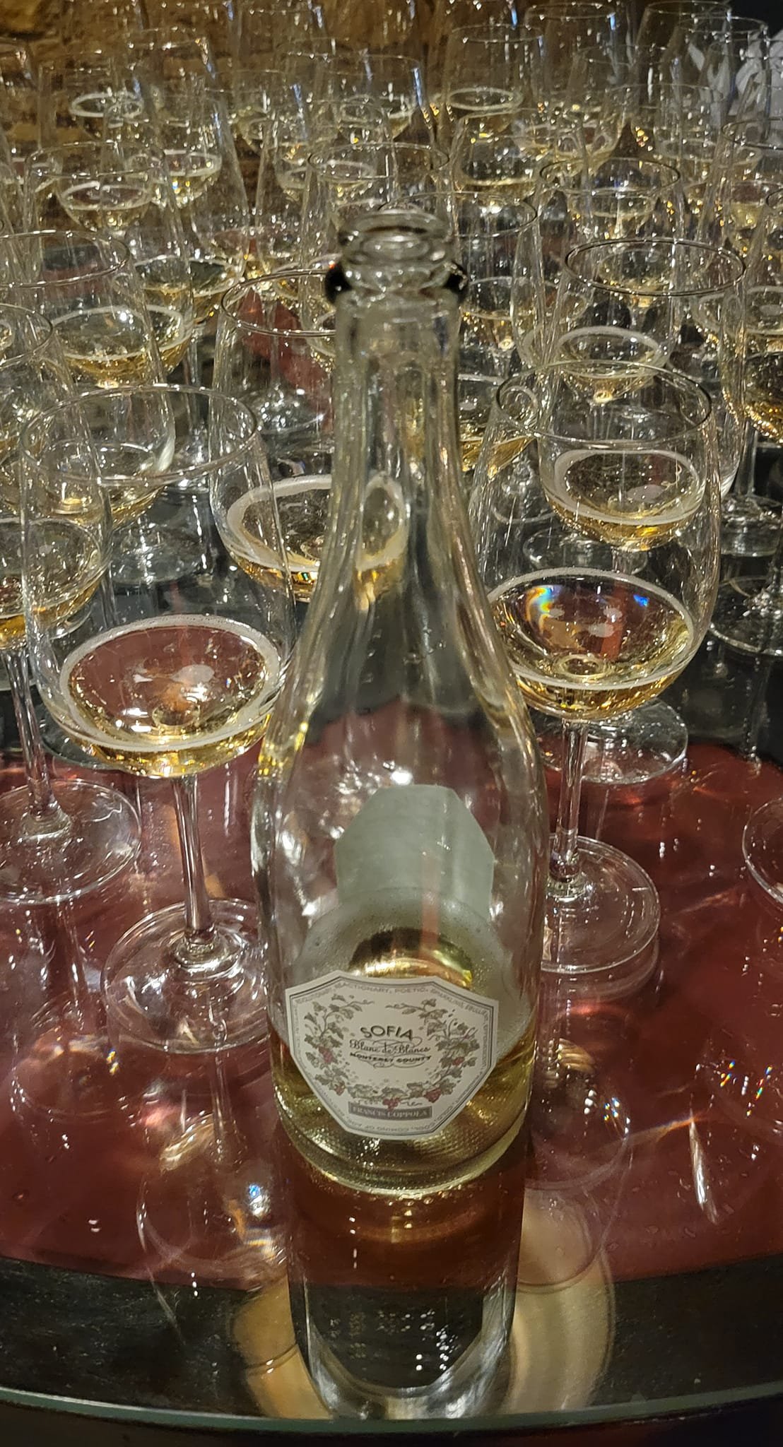 Sofia blanc de blancs for 65 people