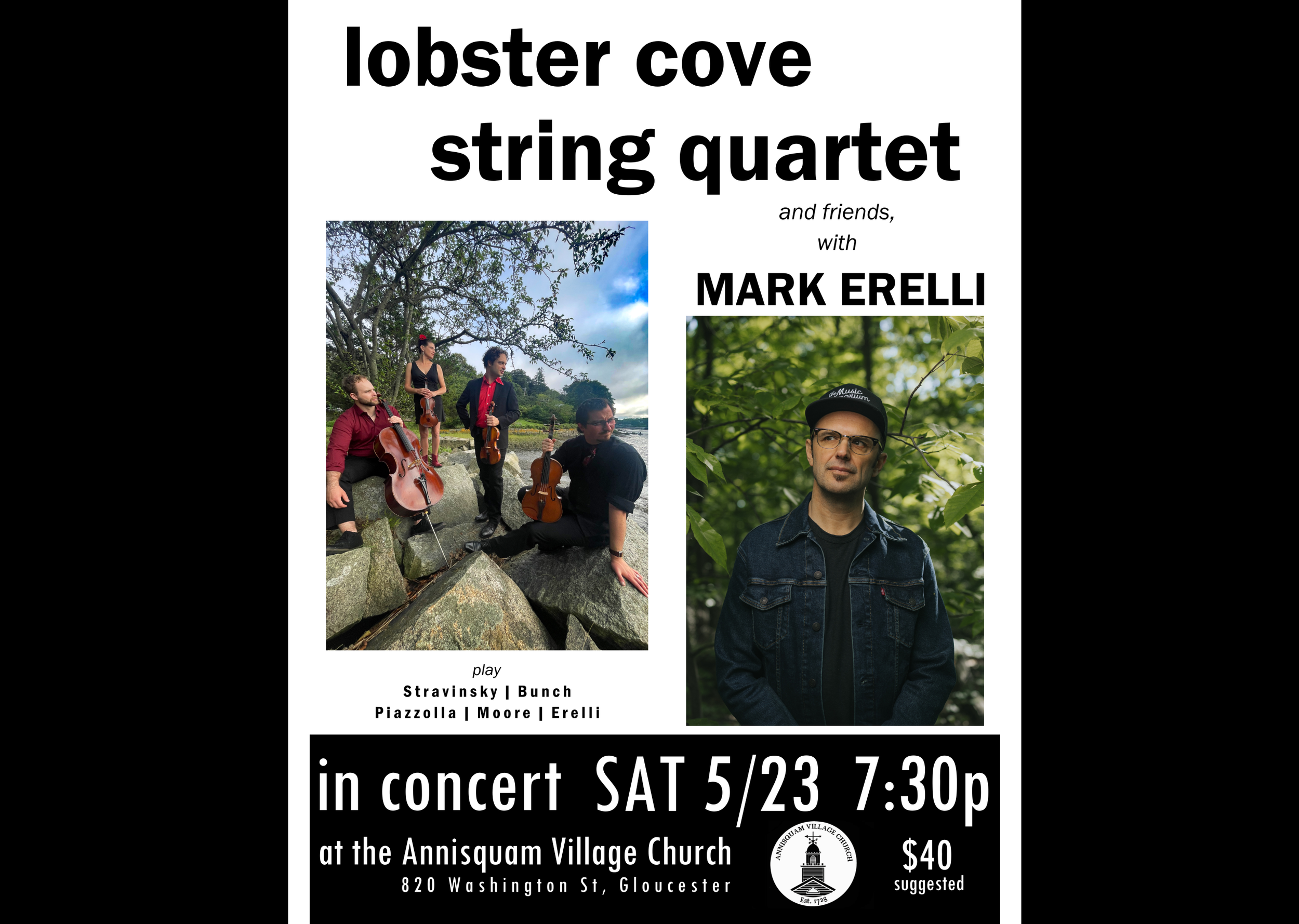 Lobster Cove String Quartet with Mark Erelli