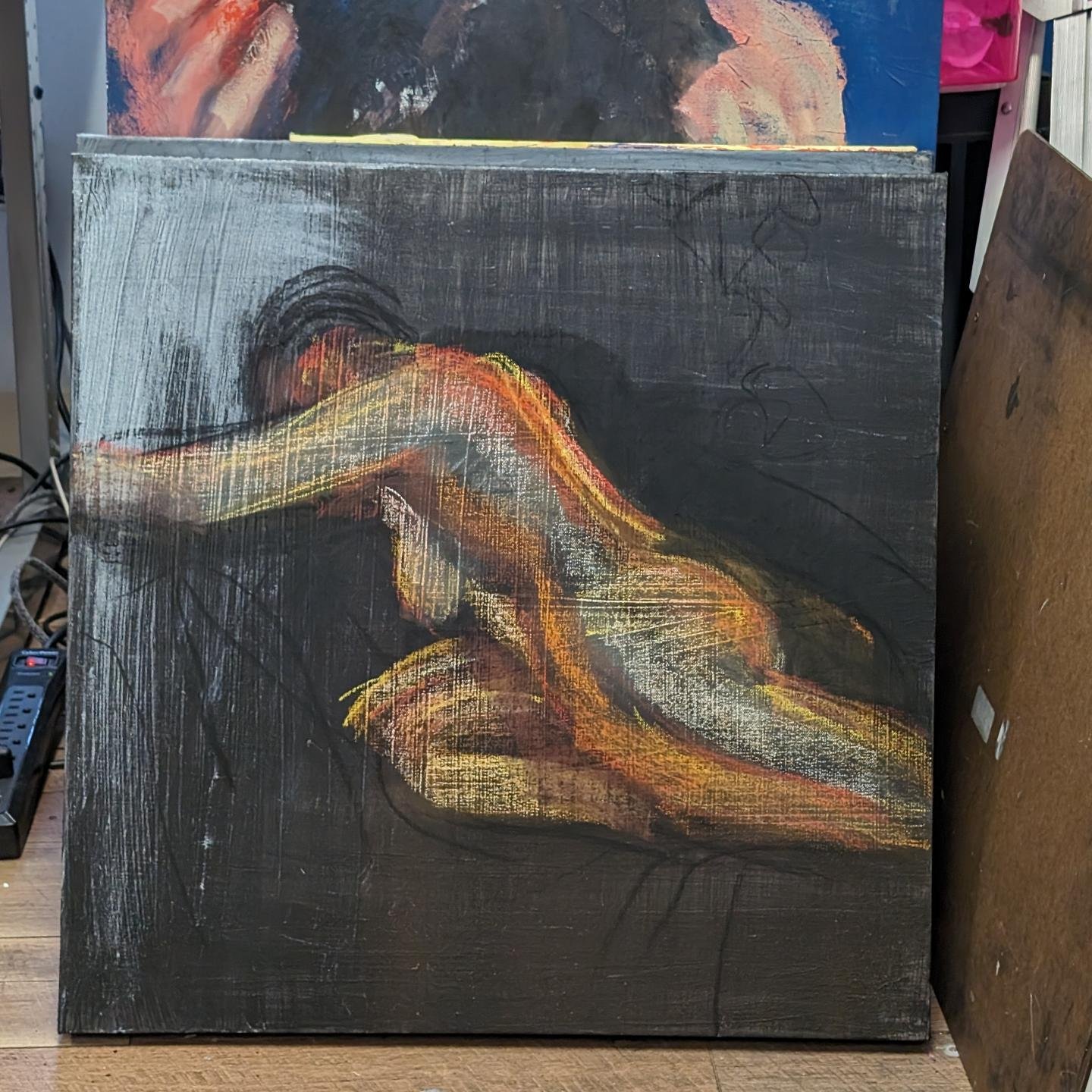 Curious about my process? Grab your questions and join me Saturday, May 18th starting at 4pm for an opening reception of a new show @ashtonartgallery !

Here's a WIP to wet your appetite; I'll be bringing it with me to work on during the reception! I