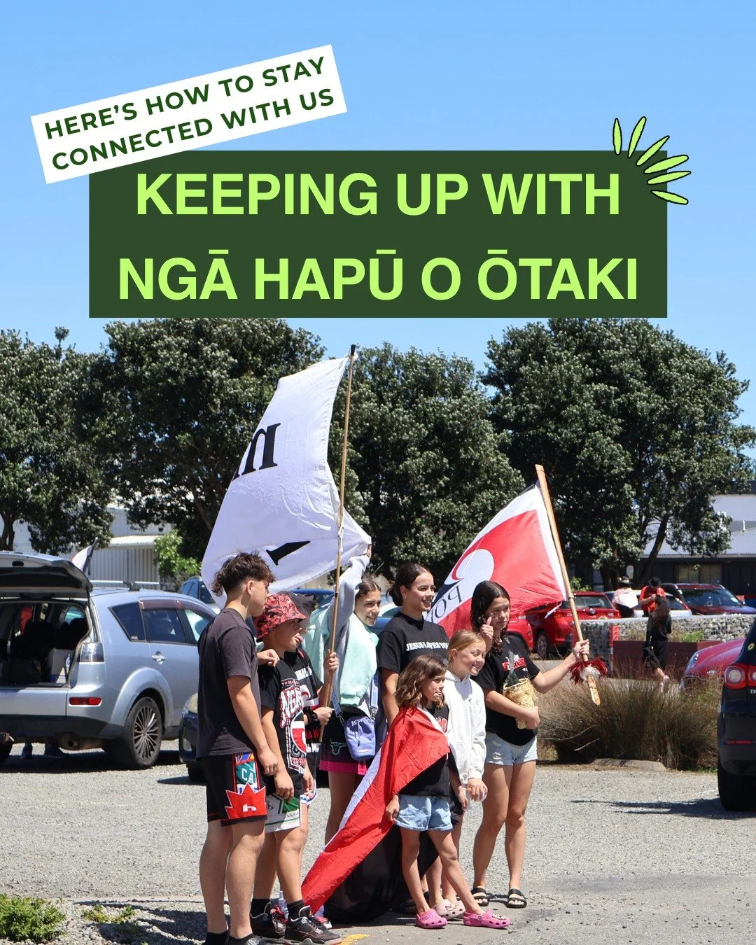 Kia tūhono mai ki Ngā Hapū o Ōtaki 🌿⁠
⁠
He huarahi kē, he huarahi kē hei whai i ā mātou kōrero, kaupapa me ngā pānui.⁠
⁠
Swipe across to find out how you can stay connected with us. 👆🏽⁠
⁠
He Patai? Any Questions?⁠
Feel free to contact us directly 
