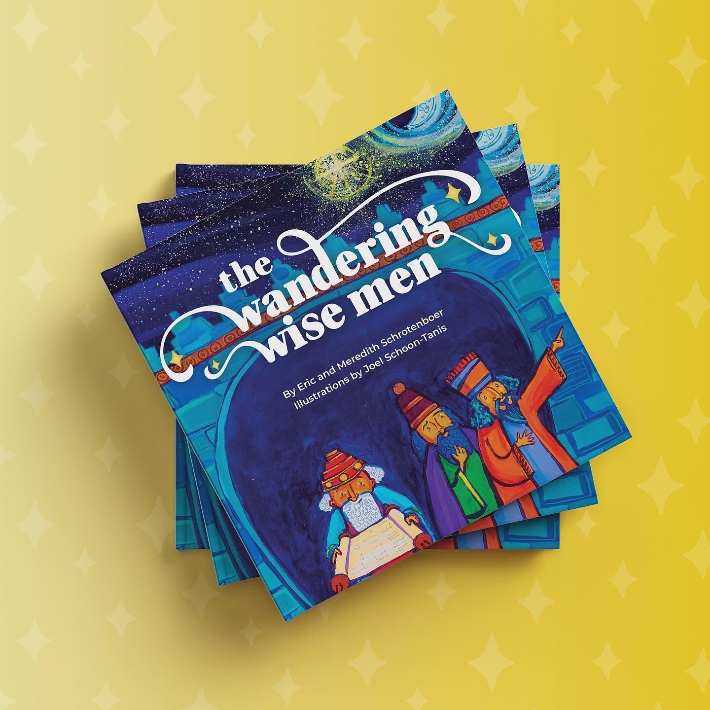 This vibrant picture book is part of The Wandering Wise Men Christmas activity set. The set also includes a 37-day family devotional that starts on December 1st, and 3 plush wise men toys to hide around the house. Our hope is that when families use t