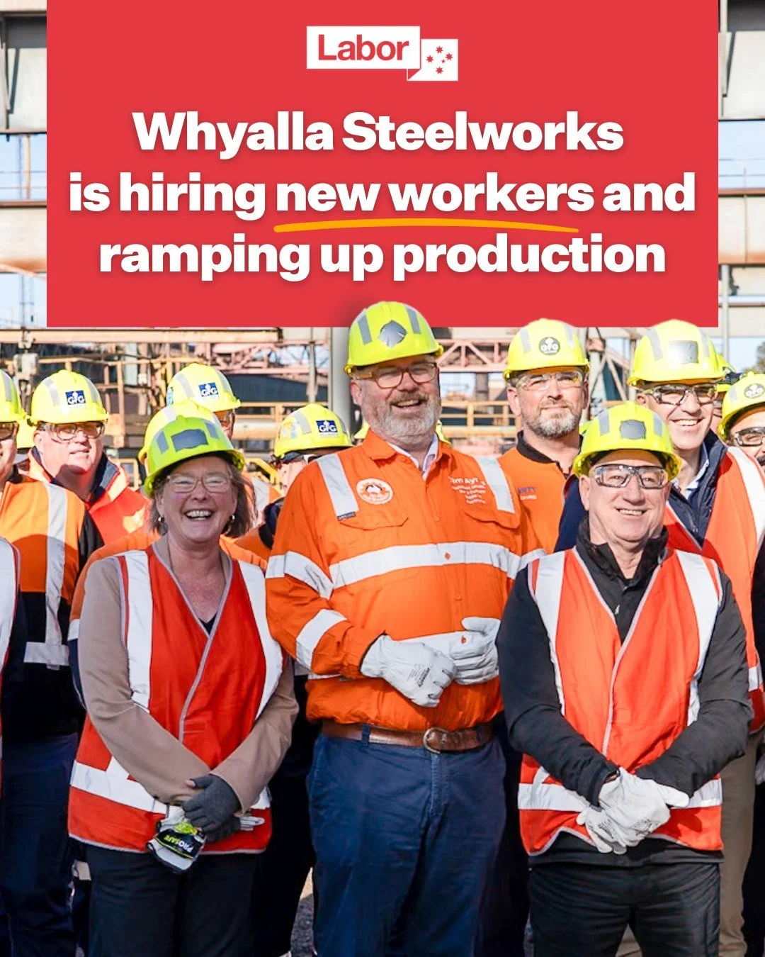 When the Whyalla steelworks was under threat, the state and federal governments stepped up. The decision to place the steelworks into administration has delivered stability and security to workers, business owners and the town as a whole. 

Now, than