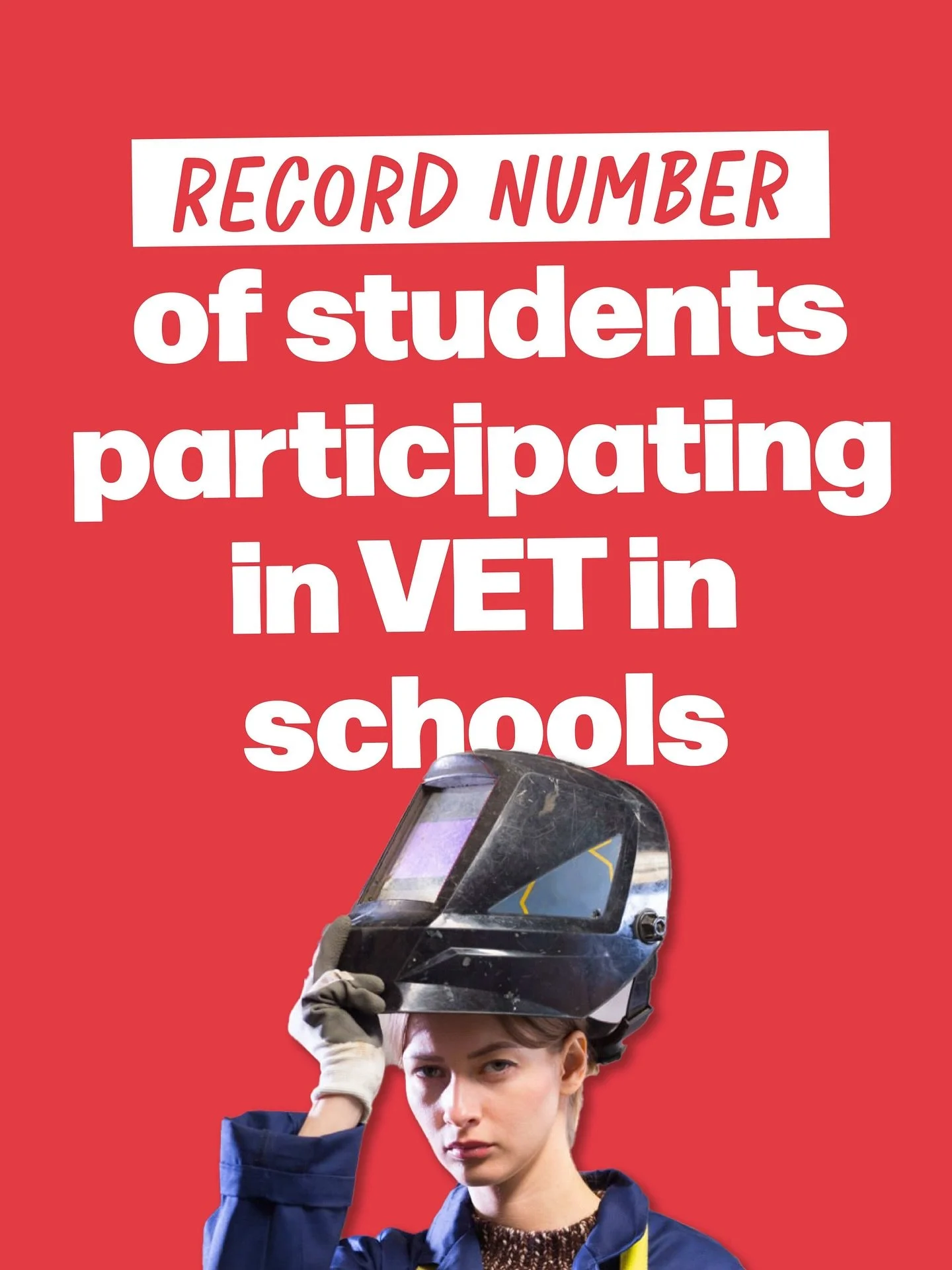 Great to see a record 13,530 SACE students are undertaking VET in schools, with big growth in areas like construction, infrastructure and IT.

We&rsquo;re giving young South Australians the chance to get job-ready sooner and help tackle critical skil