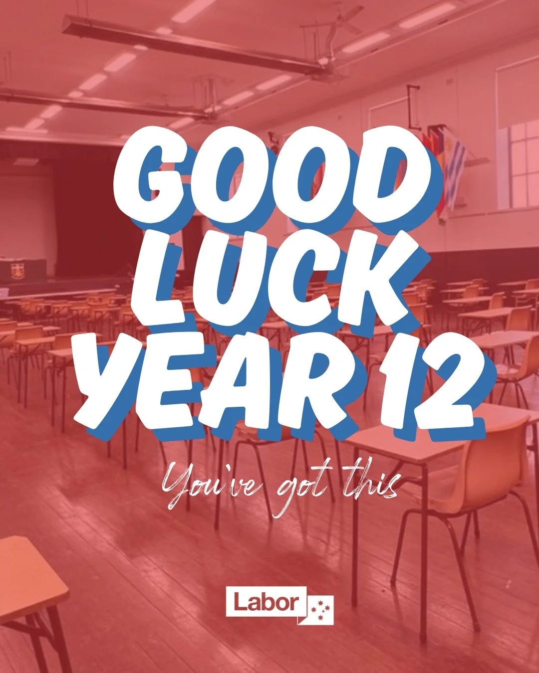 Good luck year 12!