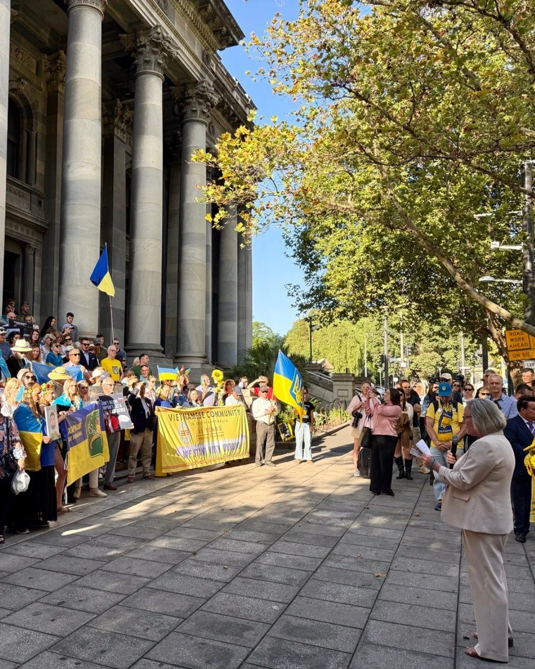 Yesterday, I stood with members of Adelaide&rsquo;s Ukrainian community as we marked four years since Russia&rsquo;s full-scale invasion of Ukraine.

Australia is a steadfast friend and partner to Ukraine. We have committed over $1.7 billion in assis