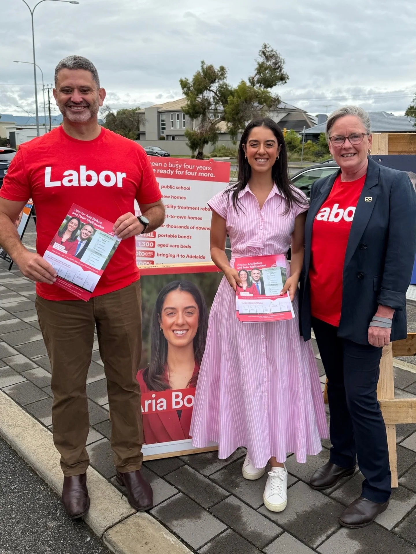 On the hustings yesterday with my good friend Aria Bolkus. I&rsquo;ve known Aria a long time. She&rsquo;s a lifelong local and passionate about her local community. Only a couple of days left of prepoll before the election on Saturday. Find your near