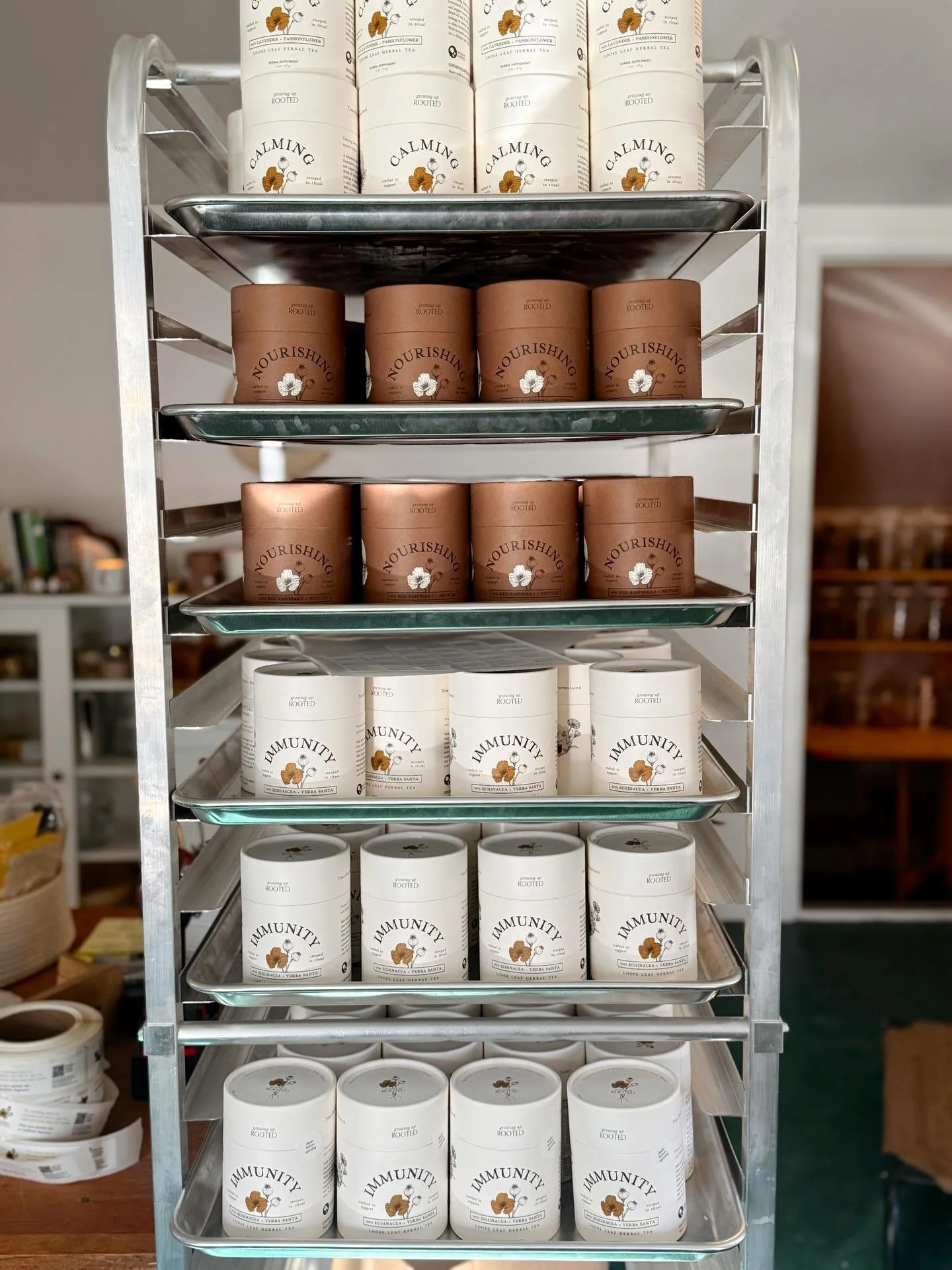 IMMUNITY BLEND ✨
My go-to when anyone in the house is sick.

Herbal teas work best as infusions &mdash; a full teapot in the morning, sipped all day, so the herbs can actually do their job.

This blend brings together lemon balm, calendula, thyme, or