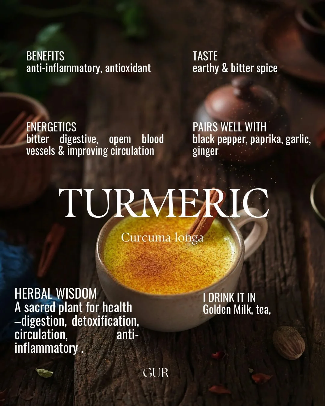 Warming herbs for the cold season 🌿
Golden, grounding, revitalizing.
Support for joints, warmth, and daily resilience