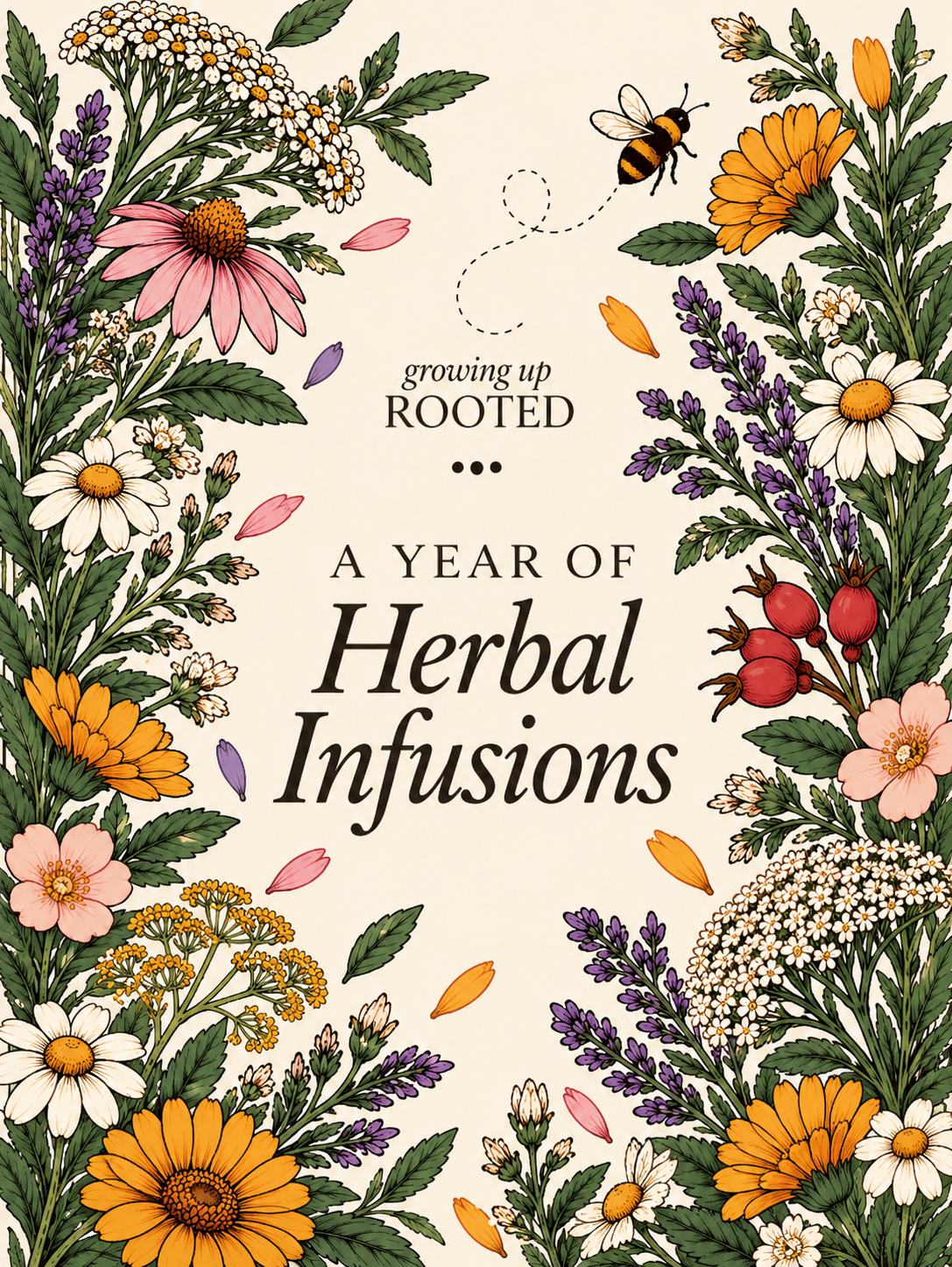 Rooted Herbal Infusions Botanical Poster (1).png