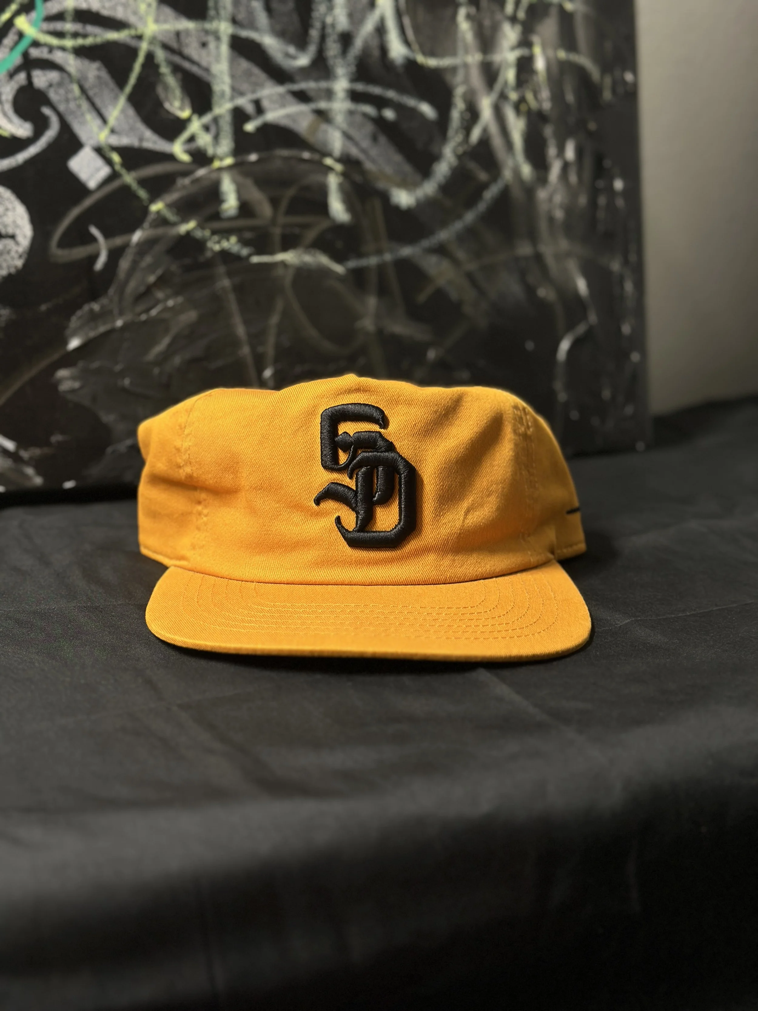 SD MONOGRAM STRAPBACK (GOLD/BLACK) *Limited*